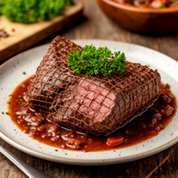 Печень говяжья в сетке