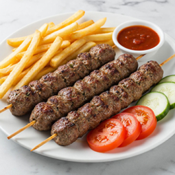 Люля кебаб из свинины и говядины